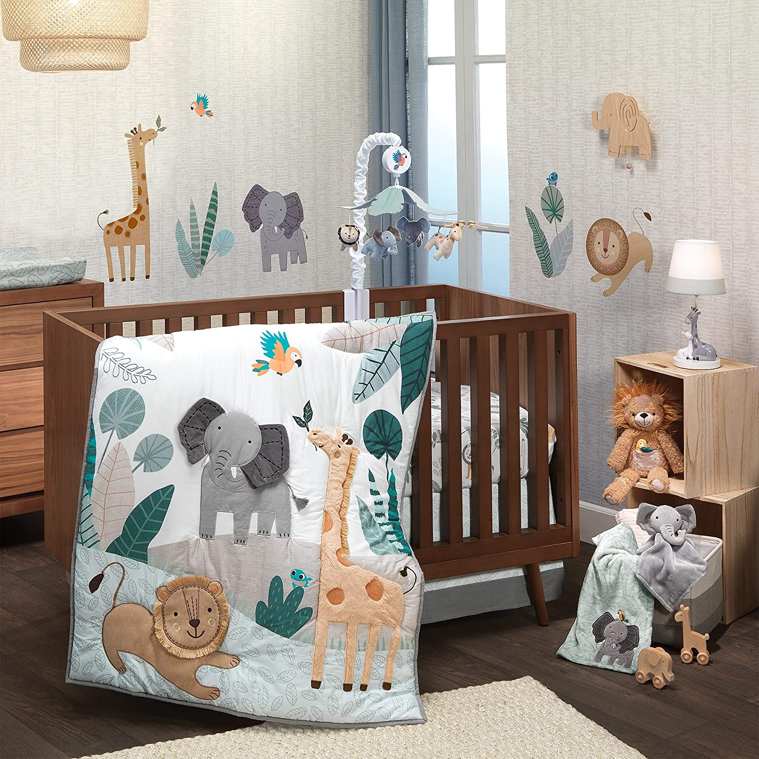 jungle-nursery-decor-bedding-set