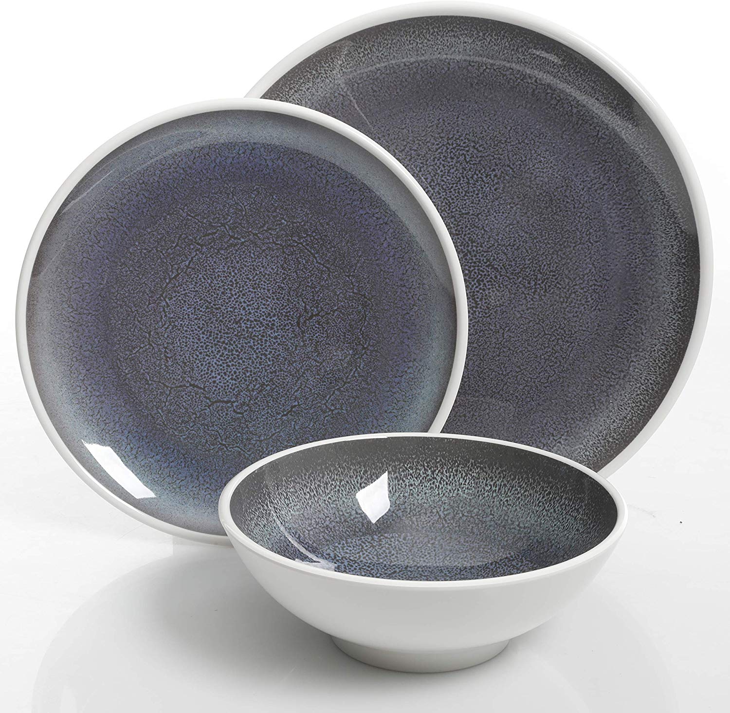 melamine-plastic-dinnerware-gray