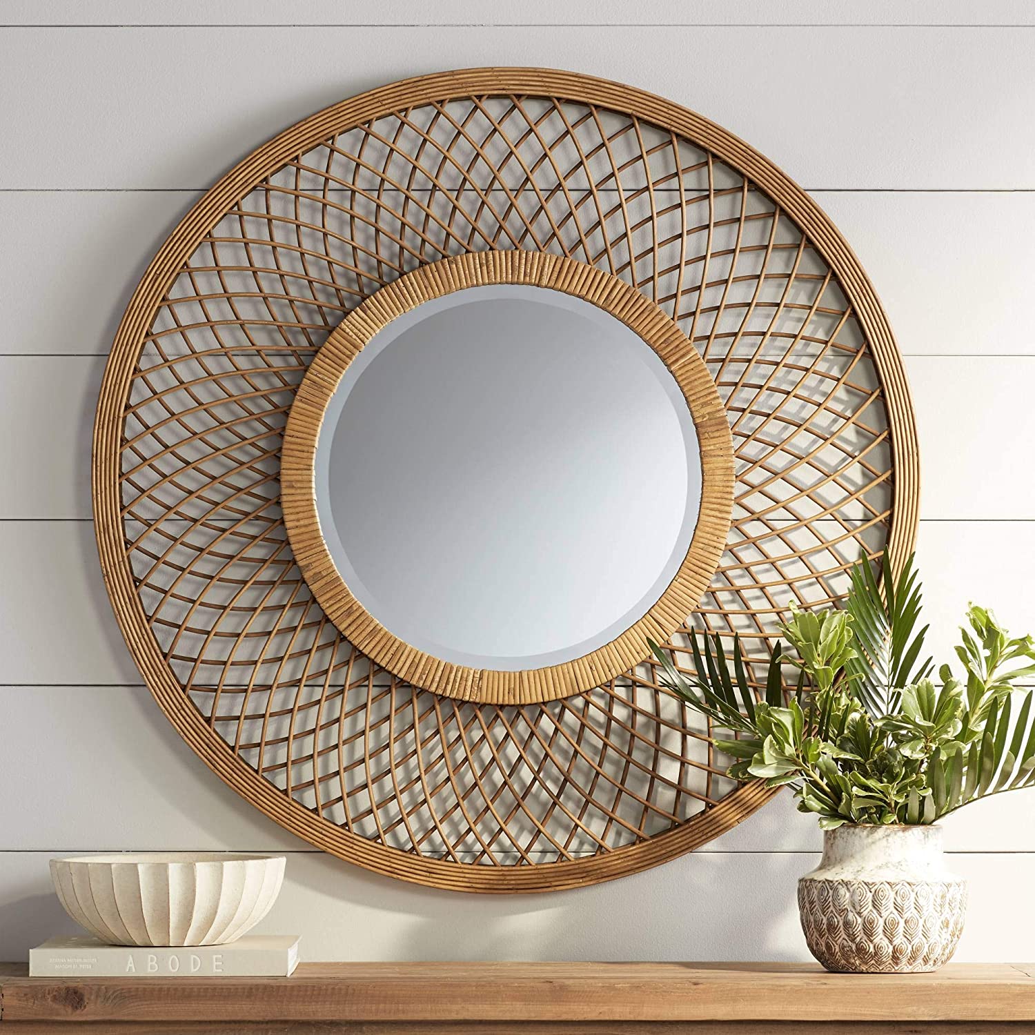 boho-wall-decor-round-mirror