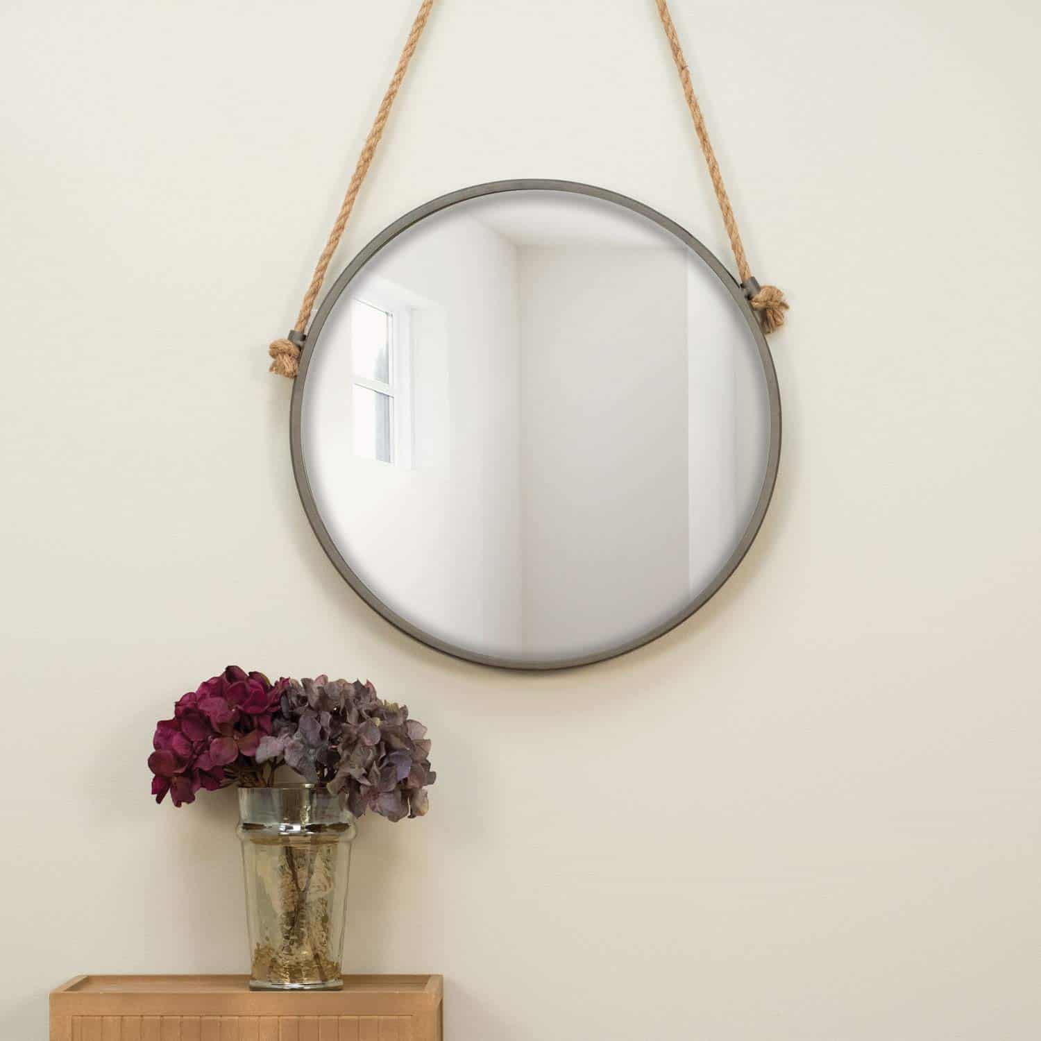 entryway-mirror-round