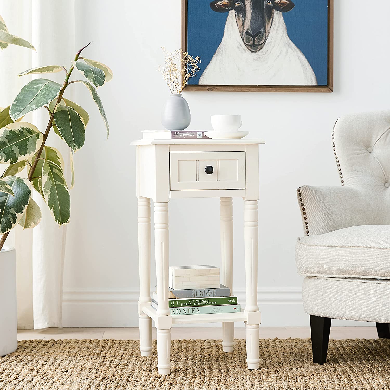 small-entryway-tables-white-square