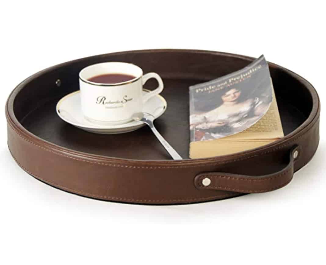coffee-table-tray-round-leather