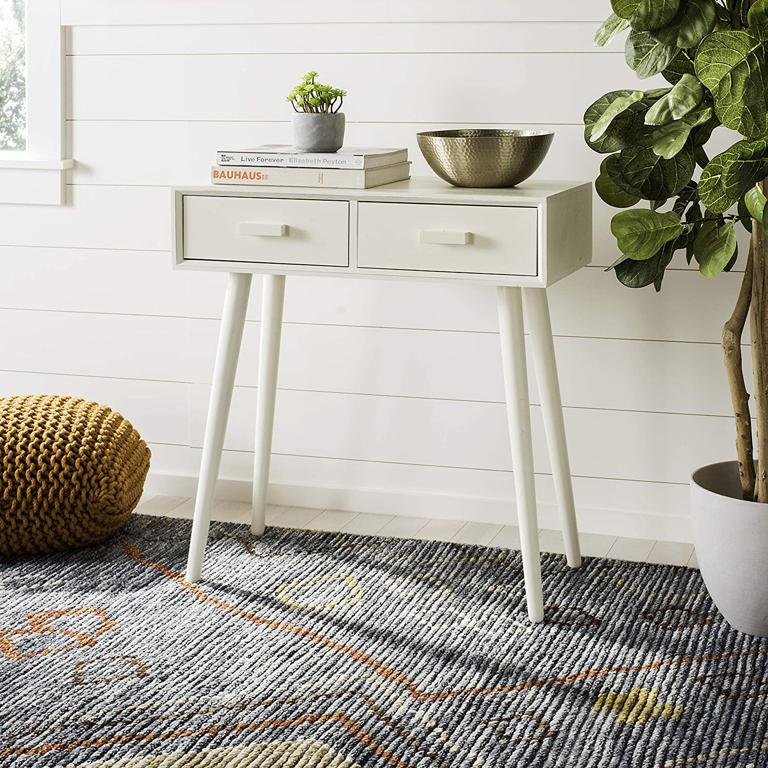 small-entryway-tables-2-drawer-white