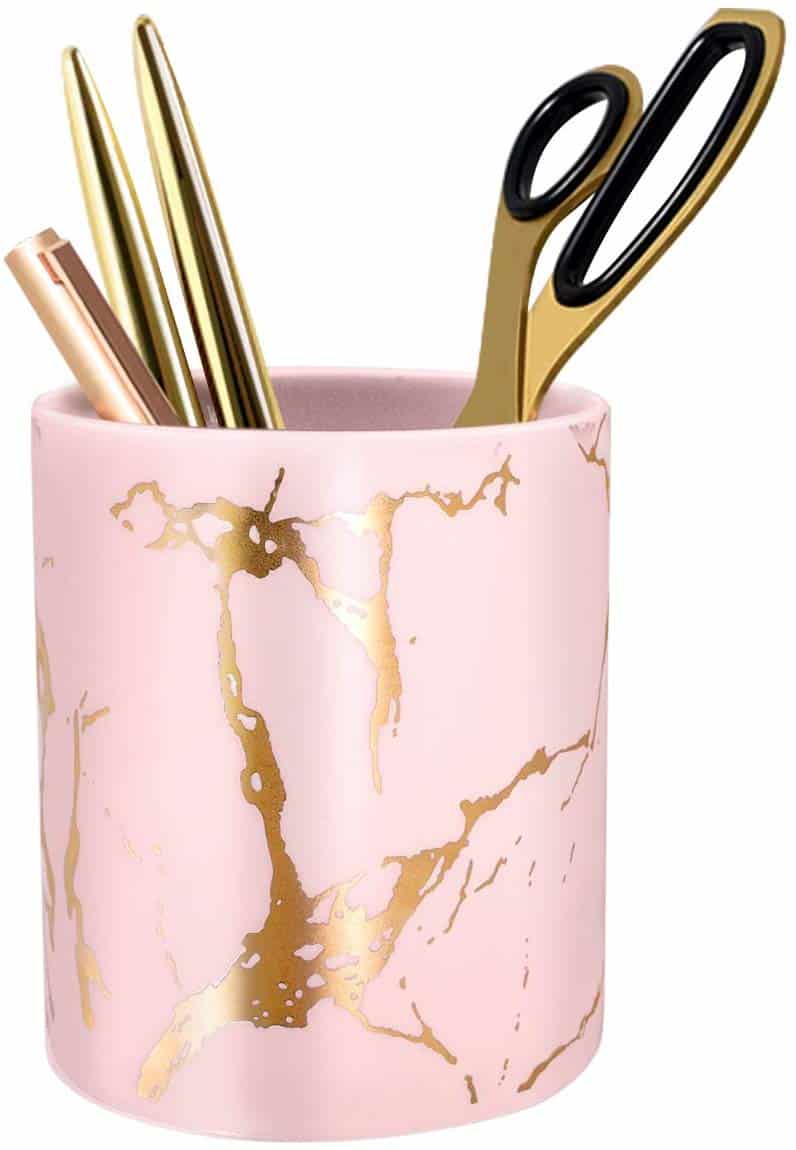 pink-desk-accessories-pencil-holder
