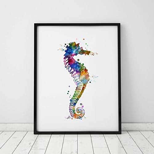 ocean-art-seahorse-poster