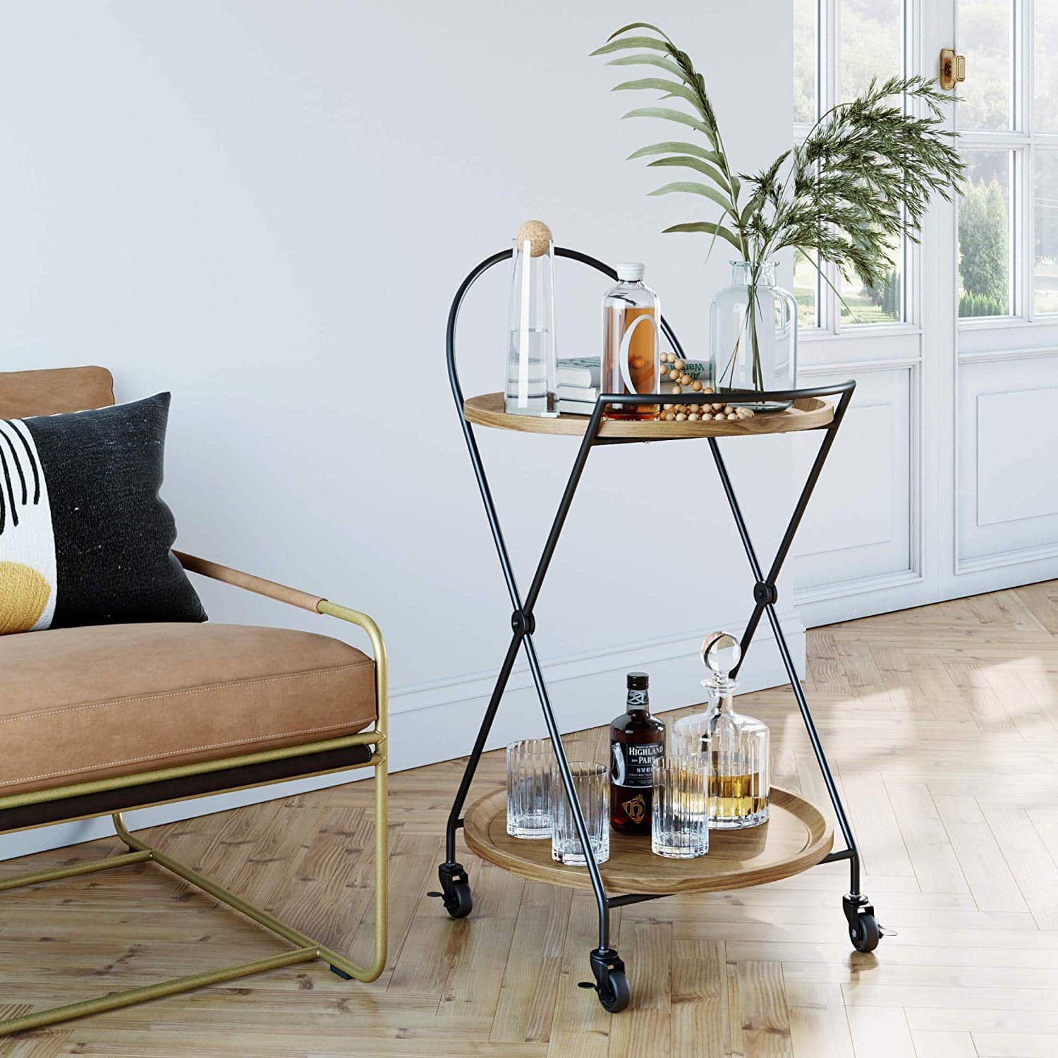 tropical-decor-bar-cart