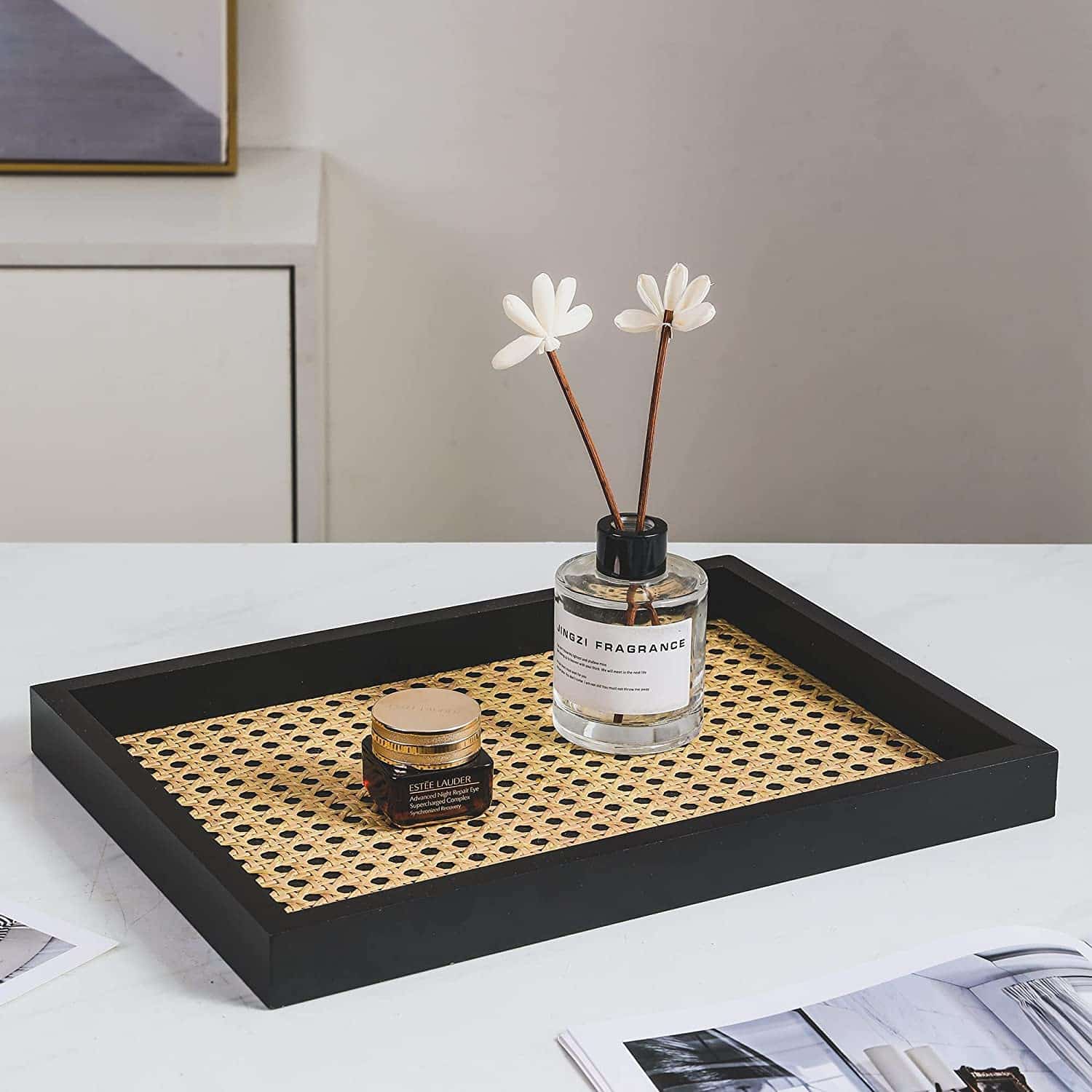 coffee-table-tray-black-rattan