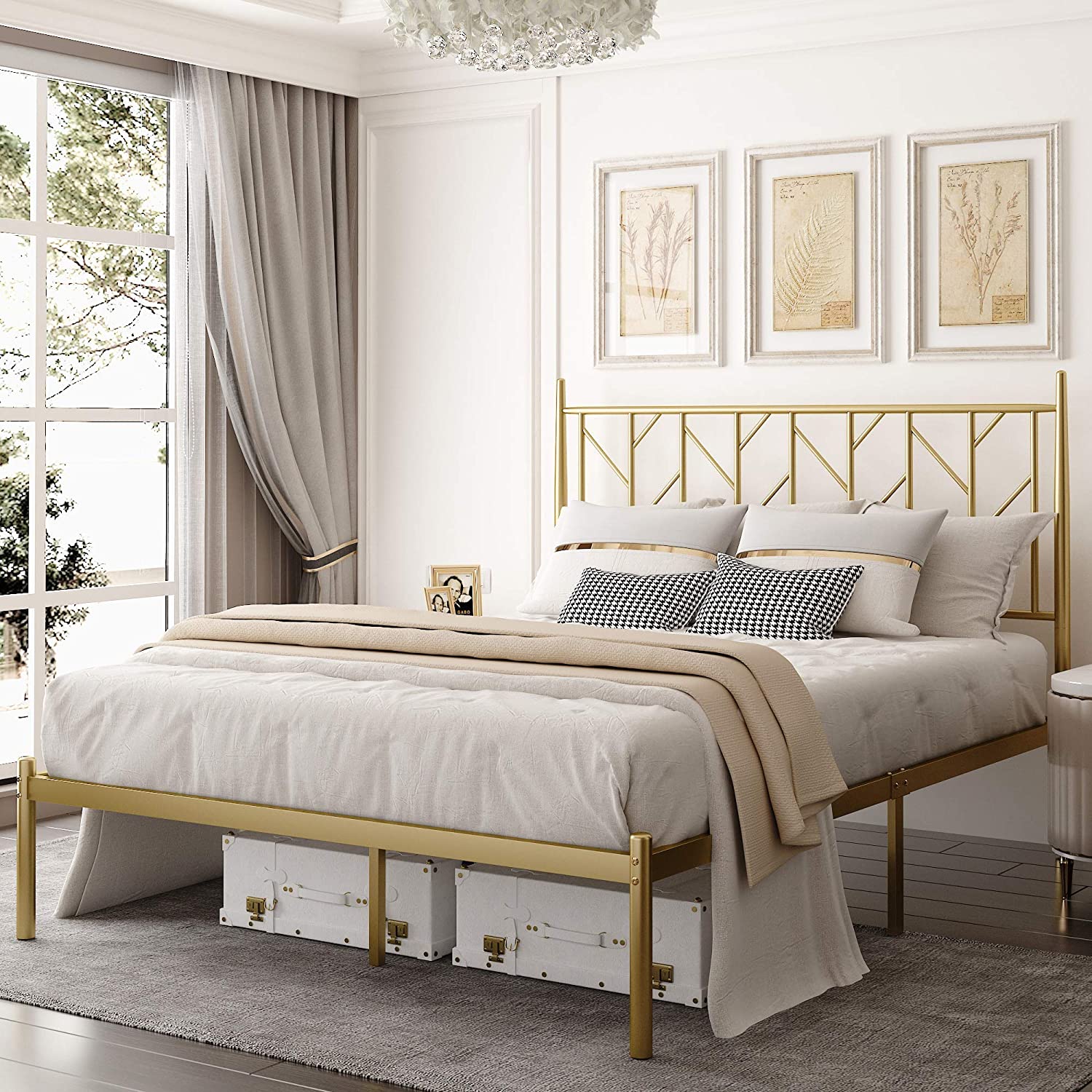 glam-bedroom-ideas-budget-bed