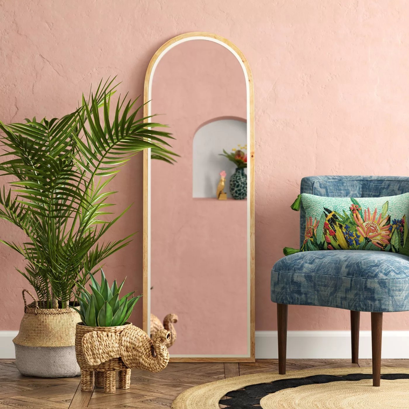 boho-wall-decor-wall-mirror