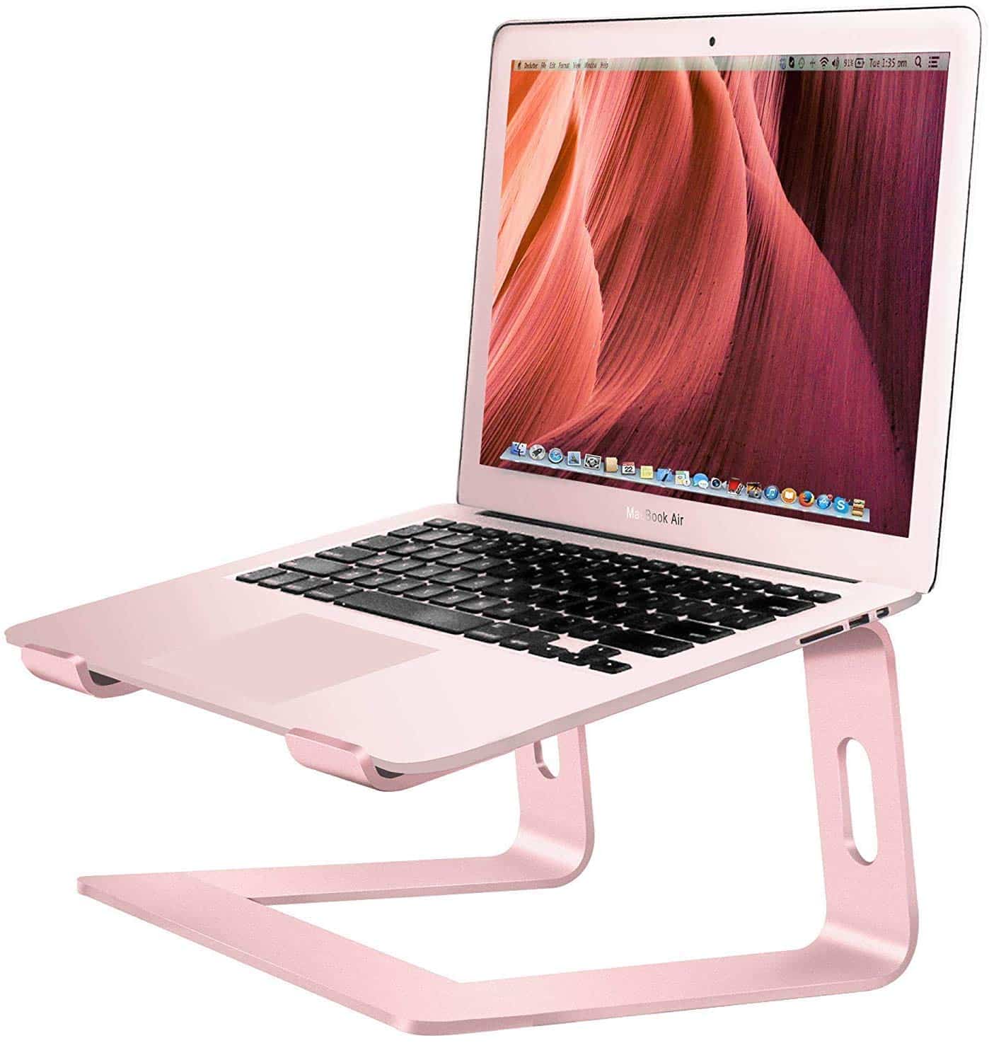 pink-desk-accessories-laptop-stand
