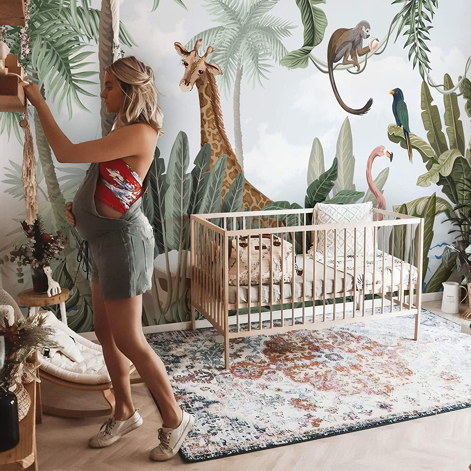  jungle-nursery-decor-wallpaper