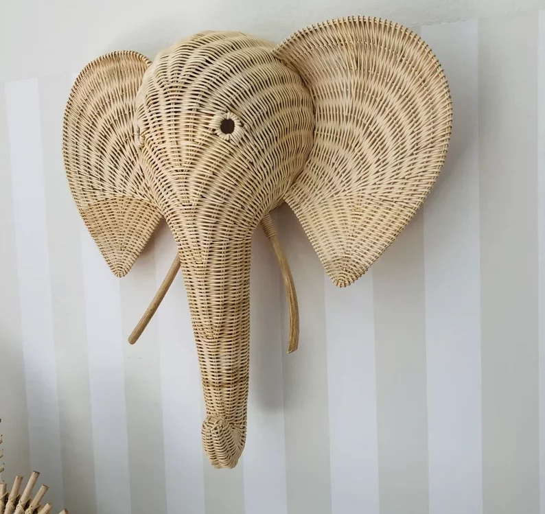 jungle-nursery-decor-elephant-head