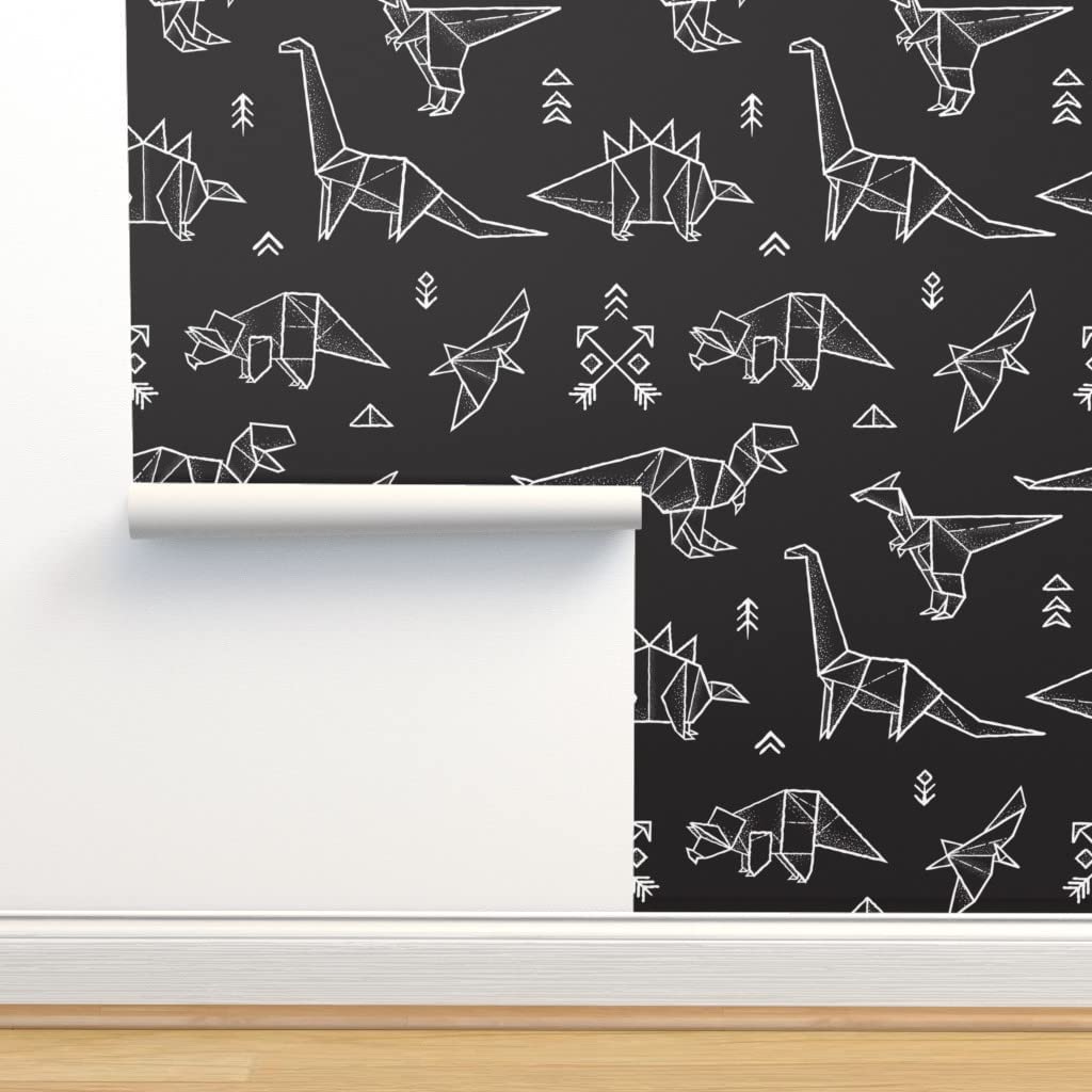 dinosaur-themed-bedroom-ideas-drawer-wallpaper